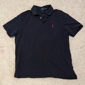 LAST CALL Polo by Ralph Lauren Men's black Polo Shirt size large